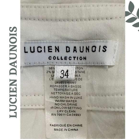 Lucien Daunois Vintage Flared White Midi Skirt | Boho A-Line | Size 34 - Picture 5 of 6